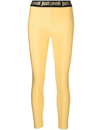 Just Cavalli Goldene Hosen für Frauen - Gelb
