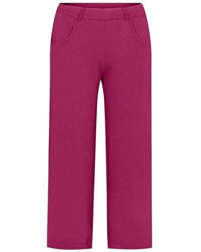 LauRie Cropped Trousers - Red