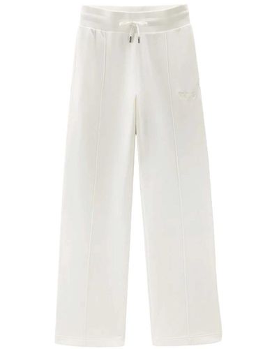 Woolrich Straight trousers - Blanco