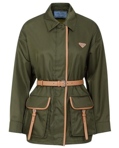 Prada Militärgrüne field jacket