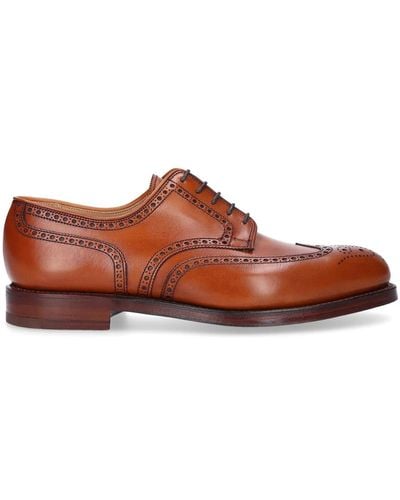 Crockett & Jones Shoes > flats > business shoes - Marron