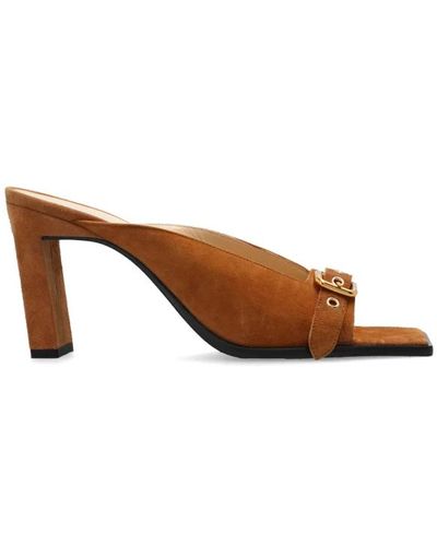 Wandler Shoes > heels > heeled mules - Marron