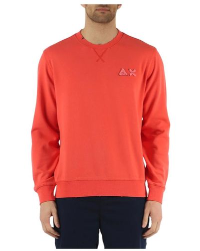 Sun 68 Sweatshirts - Red