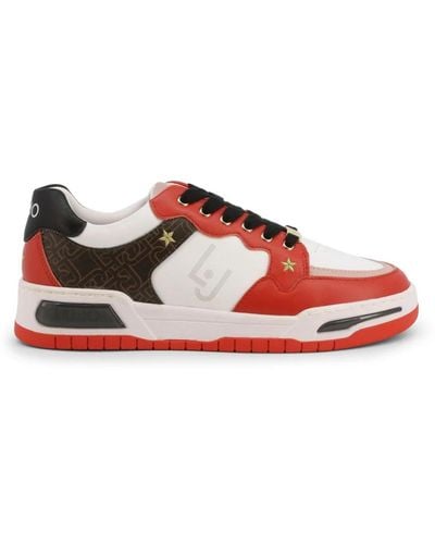 Liu Jo Sneakers con occhielli metallici e punta rotonda - Rosso