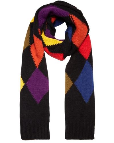 La DoubleJ Argyle scarf - Blu