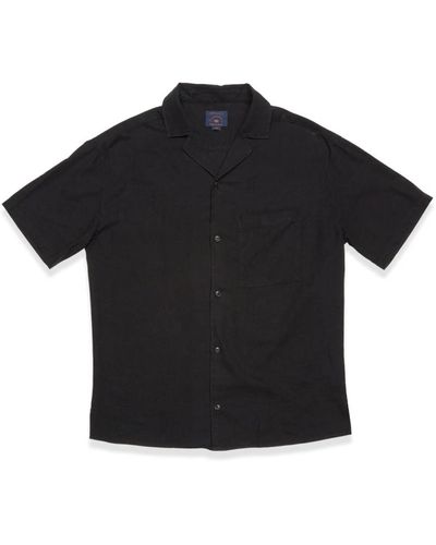 Blue De Gênes Shirts > short sleeve shirts - Noir