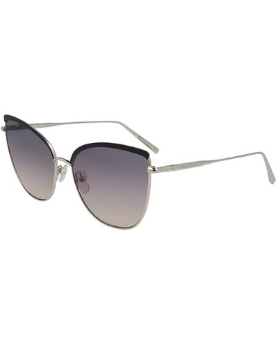 Longchamp Stilvolle metallrahmen-sonnenbrille - Gelb