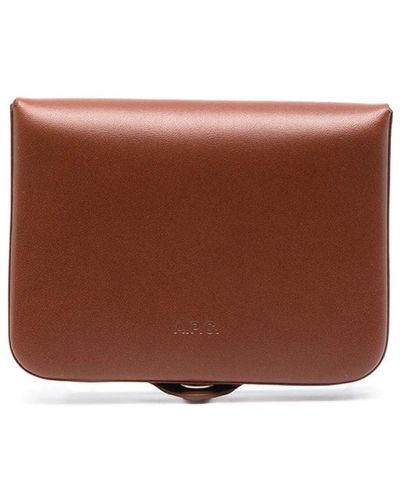 A.P.C. Wallets & Cardholders - Brown