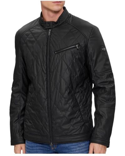 Guess Quilted biker light giacche - Nero