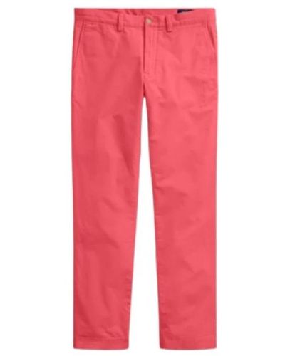 Polo Ralph Lauren Pantaloni chino slim stretch - Rosso