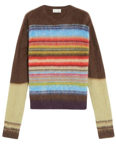 Haikure Round-Neck Knitwear - Multicolour