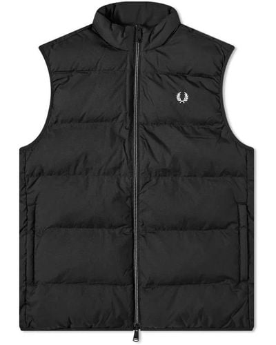 Fred Perry Vests - Black