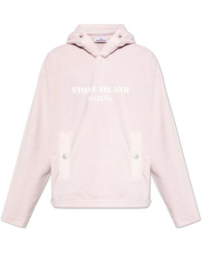 Stone Island Marina kollektion sweatshirt - Pink