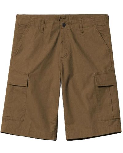 Carhartt Cargo shorts - regular fit, lumber rinsed - Grün