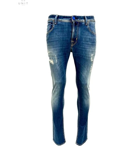 Jacob Cohen Nick slim distressed jeans - Blau