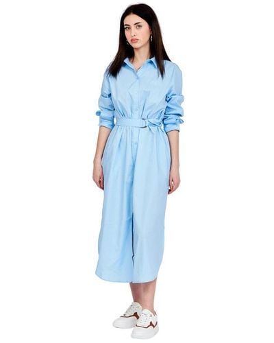 Armani Exchange Shirt Dresses - Blue