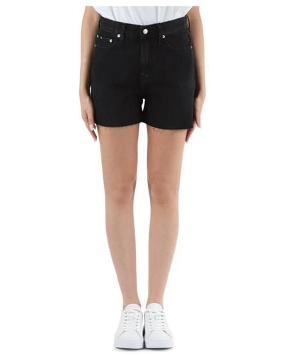 Calvin Klein Denim Shorts - Black