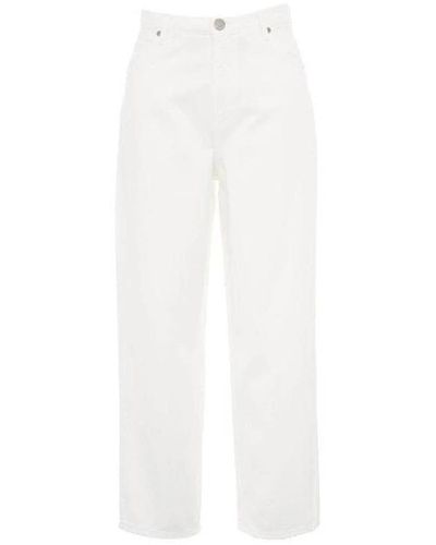 Gaelle Paris Wide Jeans - White