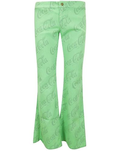 ERL Wide Trousers - Green