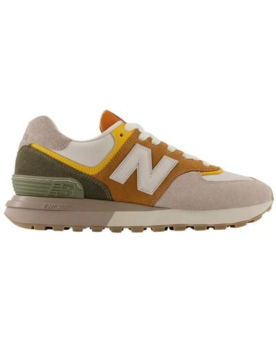 New Balance 574 beige & brown sneakers - Braun
