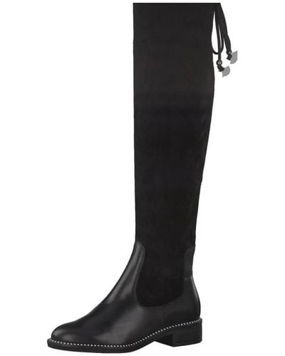 Tamaris Over-Knee Boots - Black