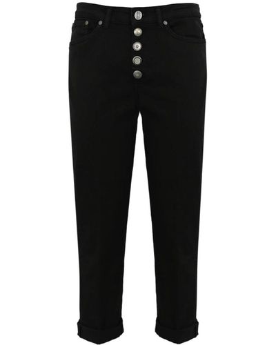 Dondup Trousers > slim-fit trousers - Noir