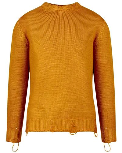PT Torino Round-Neck Knitwear - Yellow