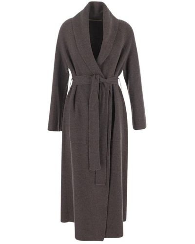 Gentry Portofino Coats > belted coats - Marron