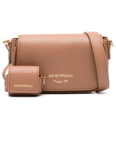 Emporio Armani Cross Body Bags - Brown