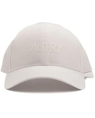 Autry Caps,verstellbare technische stoff kappe - Weiß