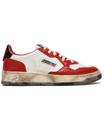 Autry Super Vintage Sneakers - Red