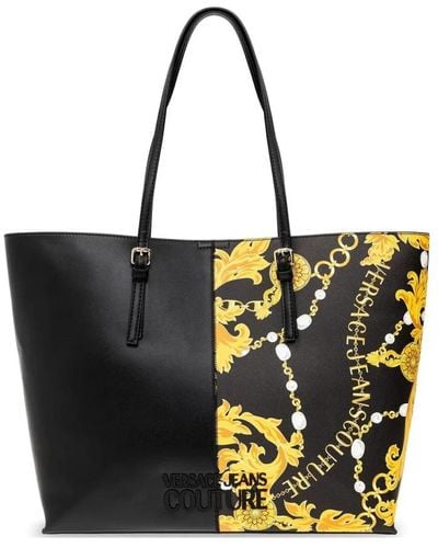 Versace Jeans Couture Tote Bags - Black