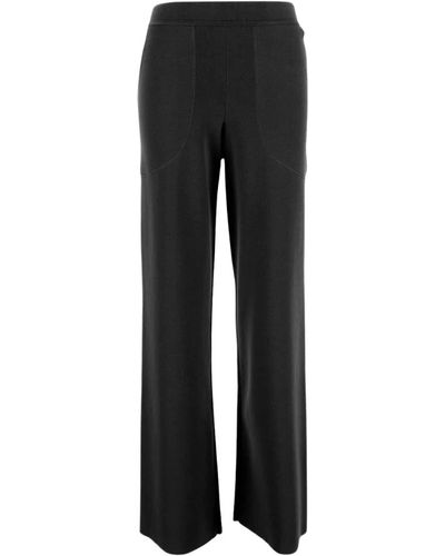 Gentry Portofino Trousers > wide trousers - Noir