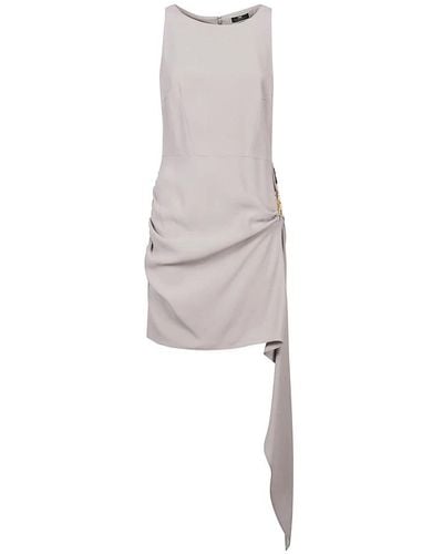 Elisabetta Franchi Short Dresses - Grey