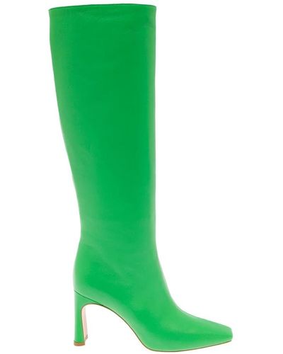Liu Jo Zapatos de tacón alto de cuero verde
