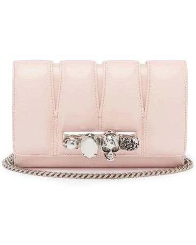 Alexander McQueen Cross Body Bags - Pink