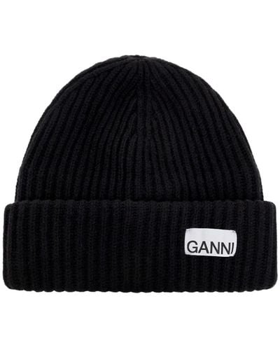 Ganni Beanies - Black