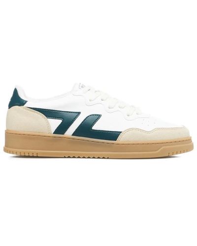 Zegna Sneakers con dettaglio tacco a contrasto - Bianco