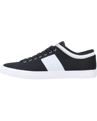 Fred Perry Underspin tipped ct sneakers - Blau