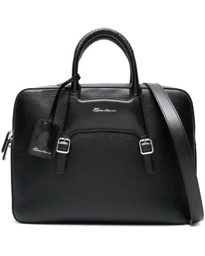 Santoni Laptop Bags & Cases - Black