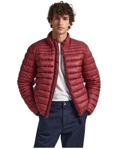 Pepe Jeans Down Jackets - Red