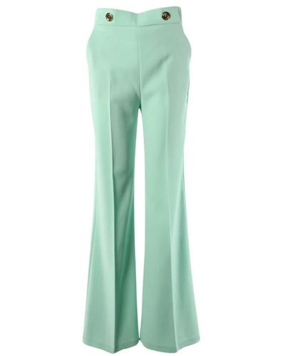 Pinko Grüne pantalon 98% polyester 2% elastan
