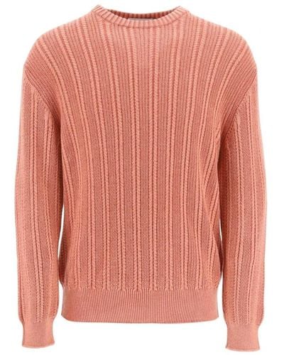 Agnona Round-neck knitwear - Pink