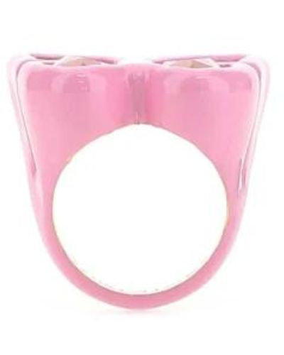Dans Les Rues Rosa beatter-fly ring aus 925 silber - Pink