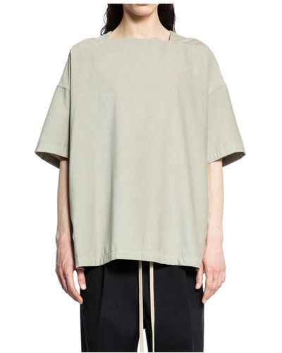 Fear Of God Corduroy straight neck top - Natur