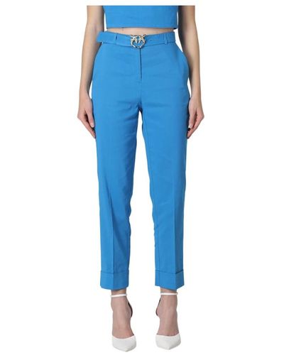 Pinko Cropped trousers - Azul