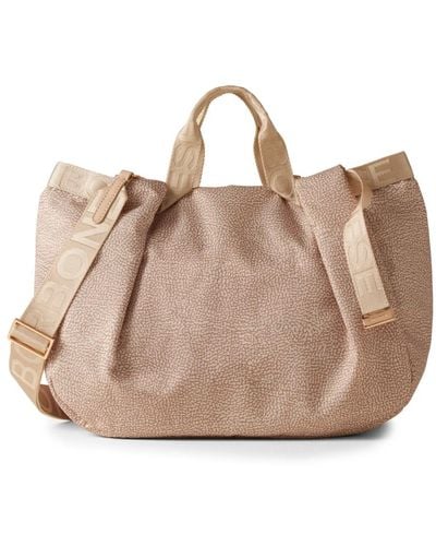 Borbonese Handbags - Neutro