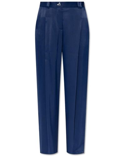 Aeron Trousers > wide trousers - Bleu