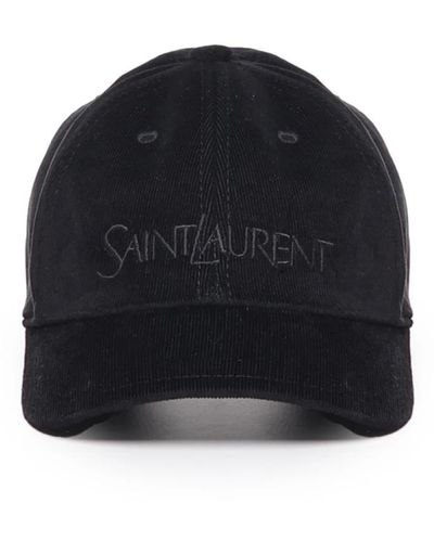 Saint Laurent Caps - Black