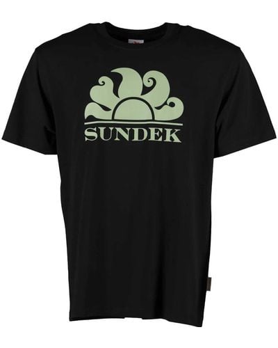 Sundek Tops > t-shirts - Noir